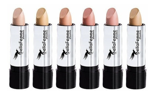 Corretivo Facial Bastão Matte Bastão Matte Skinstick Tom Sortidos Kit 4