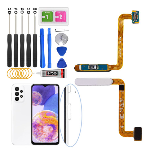 Flex Flexor Sensor De Huella Para Samsung A23 4g A235 Blanco