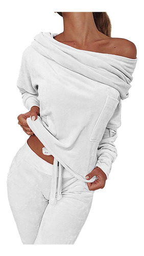 Chandal Para Mujer Sudadera Capucha Manga Larga Pantalon
