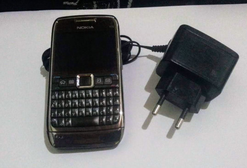 Nokia E71 Preto-3mp C/ Flash,vivo+carregador Original(usado)