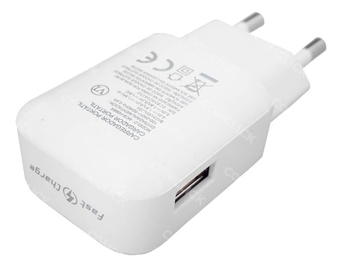 Carregador Fast Charge LG Galaxy Pocket J8 J7 Pro J7 Prime