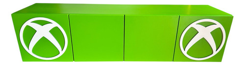 Repisa Flotante Xbox 360 Verde Fosforecente Lar Minimalista Verde Lima