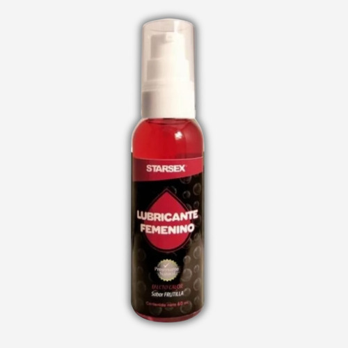 Lubricante Femenino Sabor Frutilla Efecto Calor Intimo De Ideal Femidom