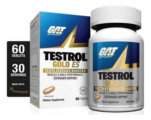 Testrol Gold Es Booster X 60 Tabletas - Gat Sport Sin Sabor