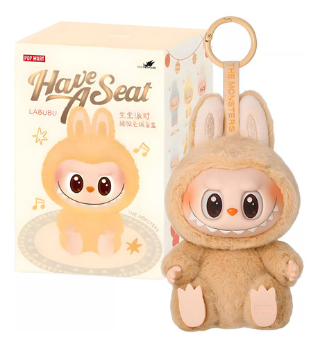 Labubu Monster Peluche Figura Bluey Macaron Have Seat 1pz