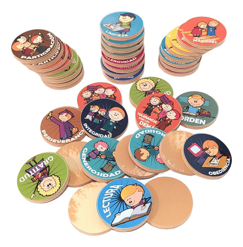 Juego Educativo De Memoria De Valores