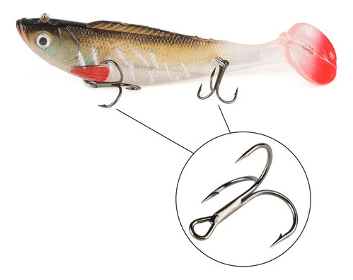 Kit De Anzuelos Triples Para Pesca, Anzuelos Con Púas De Ace