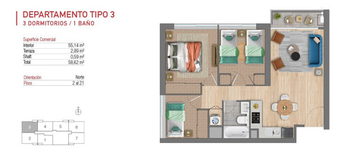 Departamentos En Venta 2 Y 3 Dormitorios, Coquimbo