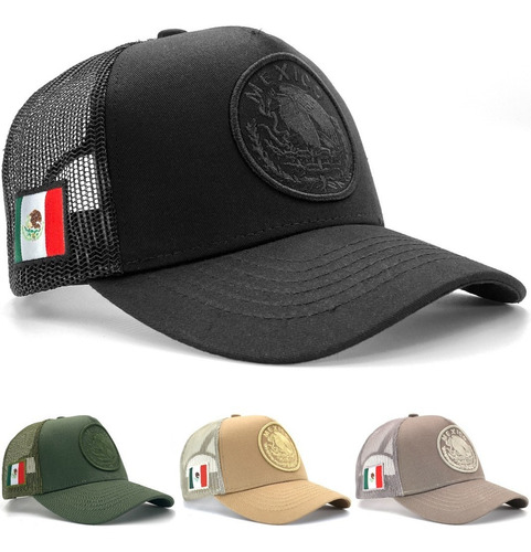 Gorra Táctica Militar Escudo México Beisbol