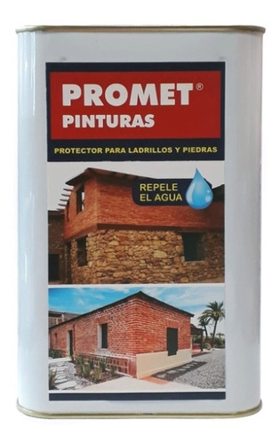 Barniz Acrílico Protector Piedras Y Ladrillos 3.6 L Promet