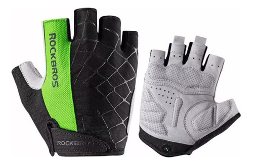 Guantes De Medio Dedo Rockbros Para Ciclismo De Verano, Bici