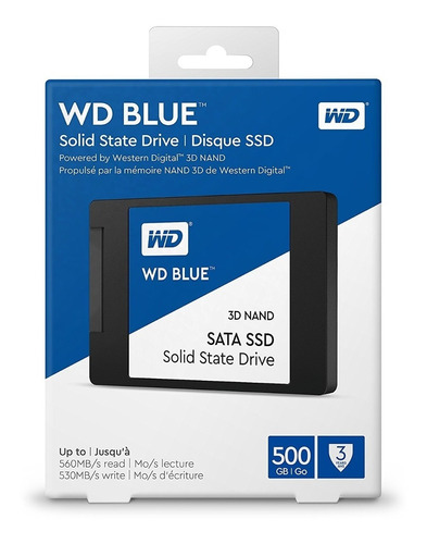 Western Digital Wd Blue Pc Ssd Disco De Estado Solido 500gb