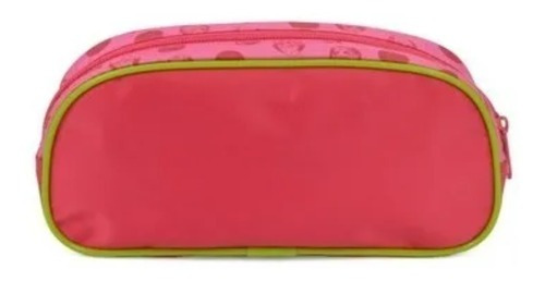 Estojo Simples Escolar Moranguinho Rosa Luxcel