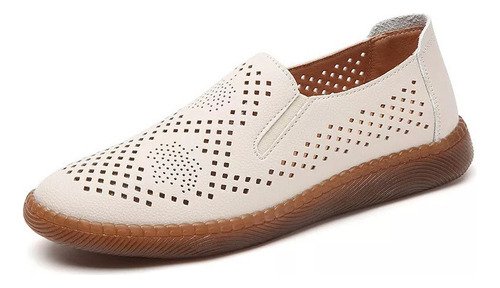 Zapato Cómodo Dama Pie Diabético O Delicado, Piel 1