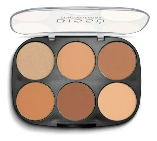 Paleta De Contorno Bissú 3 Tonos Tono 02 Medio A Bronceado