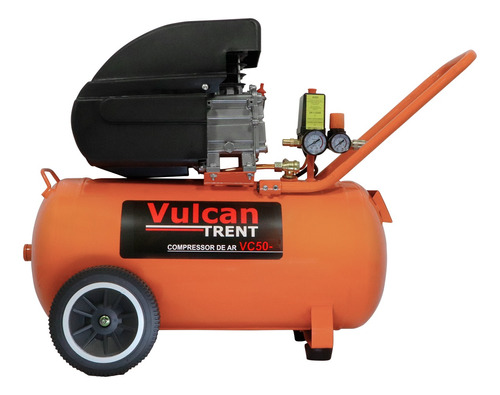 Compressor De Ar Vulcan Vc50-1 50lts 2,5hp 8bar 127v Vc5