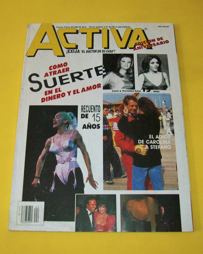 Lucia Mendez Veronica Castro Madonna Revista Activa 1990
