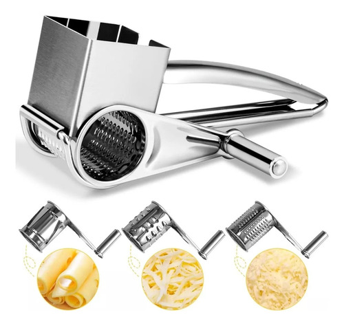 Okk Rallador Queso Rayador Manual Espiral Nicer Dicer Slicer