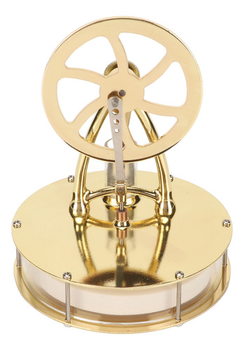 Motor De Juguete Stirling, Modelo Dorado, Simple, Bajo Nivel