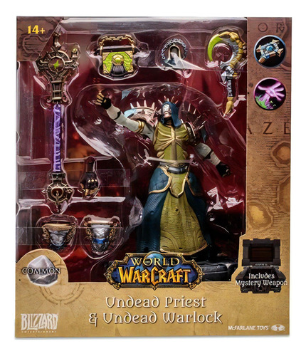 Undead Priest Warlock Common Mcfarlane World Of Warcraft Fig