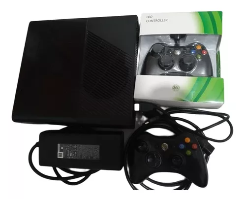 Console Xbox 360 com HD de 500gb bloqueado funcionando