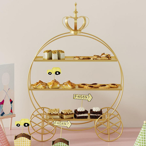 Suporte Para Cupcake De 3 Camadas, Bandeja De Servir, Prato