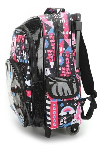 Imagen 2 de 5 de Mochilas Escolares Carrito Niñas Chimola 18 Impermeables