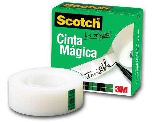 Cinta Adhesiva Magica Scotch 810 24 X 65 Mts.