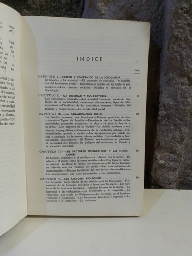 Elementos De Sociología - J.j Nodarse (Usado)