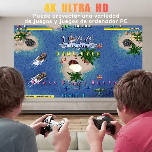 Proyector Profesional 4k Hd Android 11 Wifi6+juegos Variados