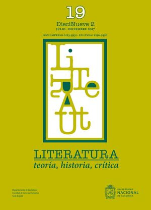 Libro Literatura. Teoría, Historia, Crítica Vol. 19 No. 2