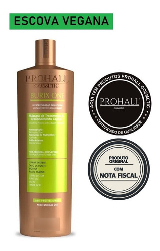 Progressiva Vegana Produtos Cabelo Tratamentos Escova 1000ml