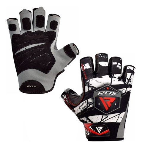 Guantes Rdx De Pesas Subli White F11 Wgs-f11w