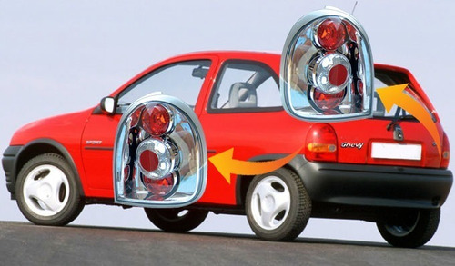 Imagen 2 de 3 de Calaveras Chevy 1994 - 2000 3 Puertas Sport Tuning (el Par)