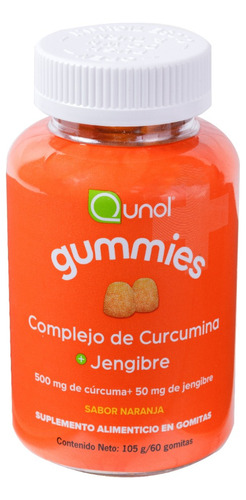 Deliciosas Gomitas Qunol De Turmeric Y Jengibre Juntos