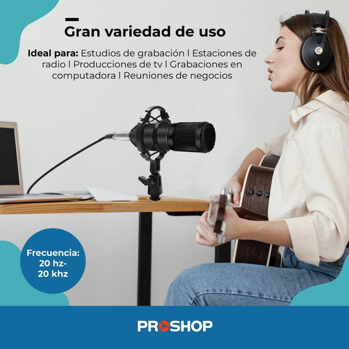 Imagen 2 de 10 de Microfono Condensador Condenser Estudio Bm800 En 6 Cuotas !