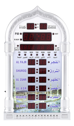 Reloj De Pared Automático Islámico Con Enchufe Europeo, Rega