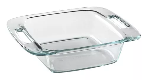 Fuente Rectangular para Hornear de 3 Tazas con Tapa Plástica Pyrex 1 und -  florayfauna