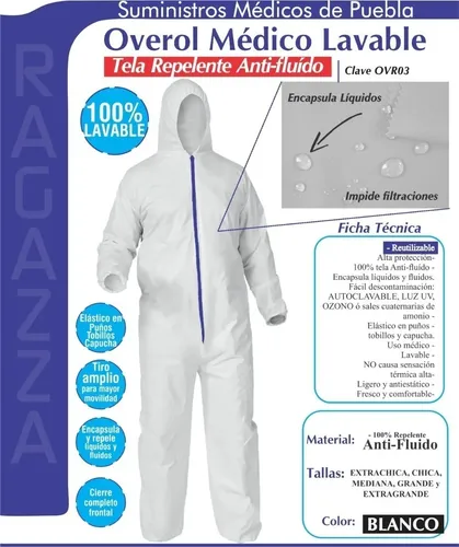 Trajes outlet tyvek reutilizables