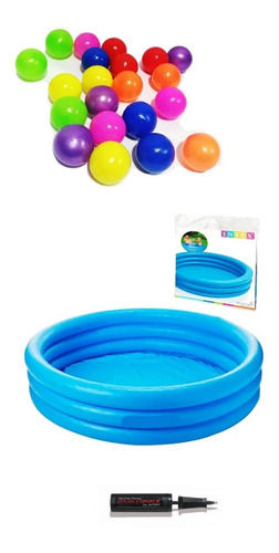 Piscina De Pelotas + Castillo + Inflable + Tapete + Inflador