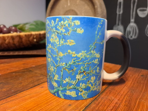 Taza Mágica Van Gogh Pintura Almendro En Flor 1890