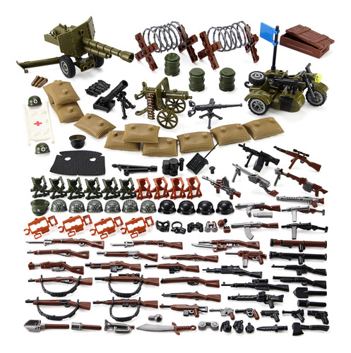 Set De Armas Feleph De La Segunda Guerra Mundial Para Figura