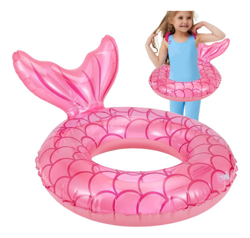 Flotador Inflable Para Bebé Anillo De Sirena
