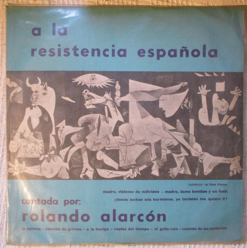 Imagen 1 de 6 de Rolando Alarcón - A La Resistencia Española / Inti-illimani 
