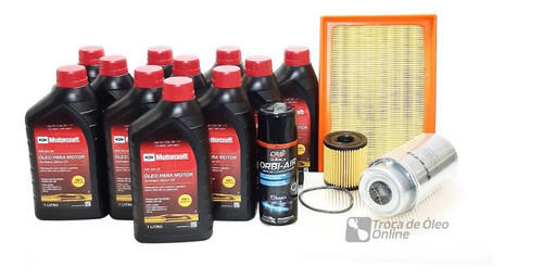 Kit De Filtros Com Óleo Ford Transit 2.4 Motorcraft 5w30