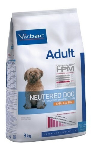 Alimento Virbac Adult Neutered Dog Small & Toy 3kg Ms