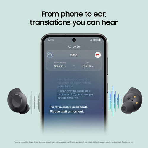 Samsung Galaxy Buds Fe Auriculares Bluetooth, Grafito