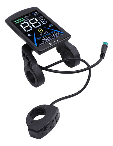 Pantalla Eléctrica Con Panel Lcd Para Bicicleta De Montaña,