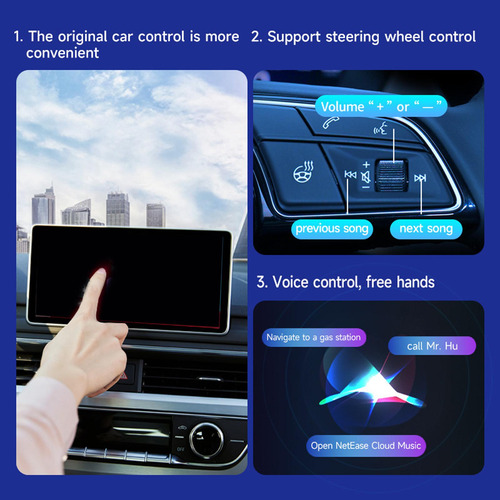 Conexión Inalámbrica Carplay Plug And Play Fácil