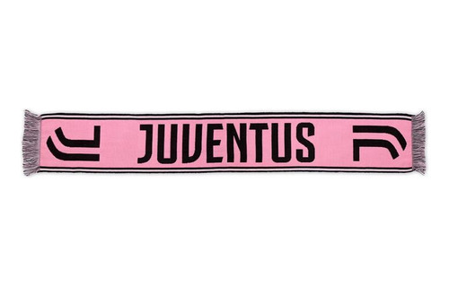 Juventus Bufanda Rosada C/ Logo Y Estampado